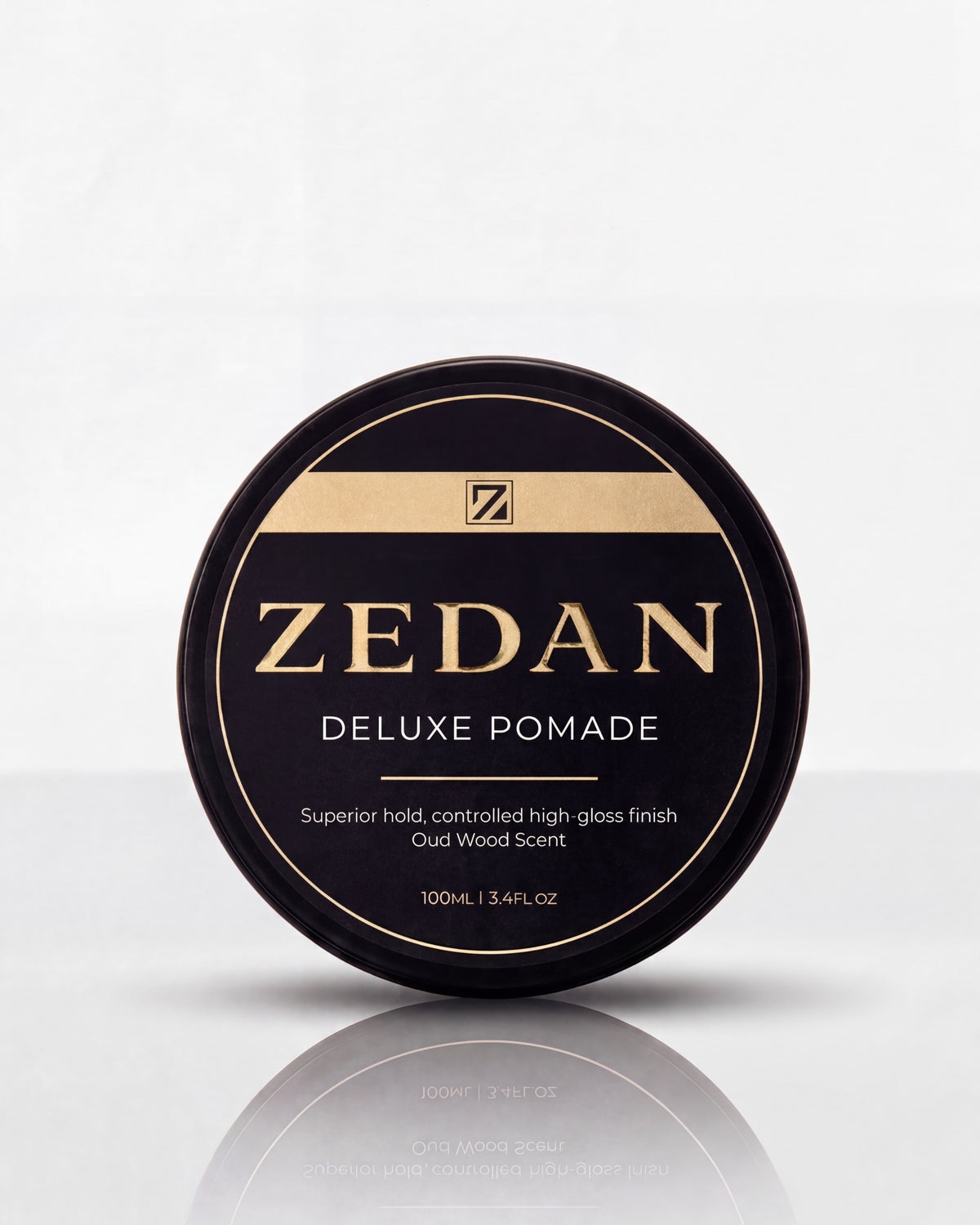 ZEDAN Deluxe Pomade tub on white background